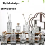 Decorative 50ml Aroma Diffuser Glass Bottle Style 06 by Qunyi Glass