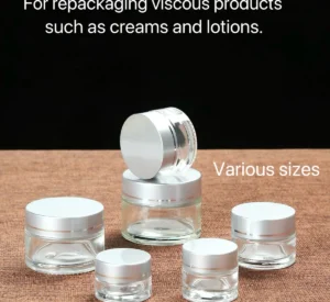 cosmetic cream jars