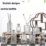 Square 100ml Aroma Diffuser Glass Bottle Style 02 by Qunyi Glass
