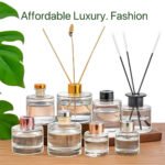 Round 50ml Aroma Diffuser Glass Bottle Style 01 by Qunyi Glass