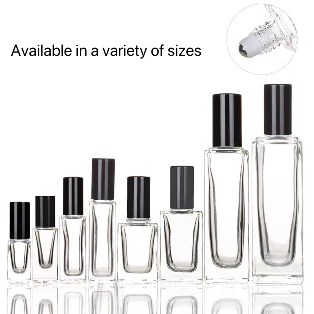 Cosmetic Custom Capacity Roll-On Glass Bottle Style 05 by Qunyi Glass