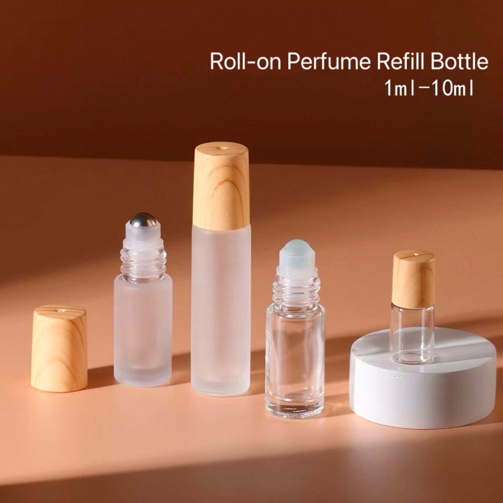 Portable 10ml Roll-On Glass Bottle Style 02 by Qunyi Glass
