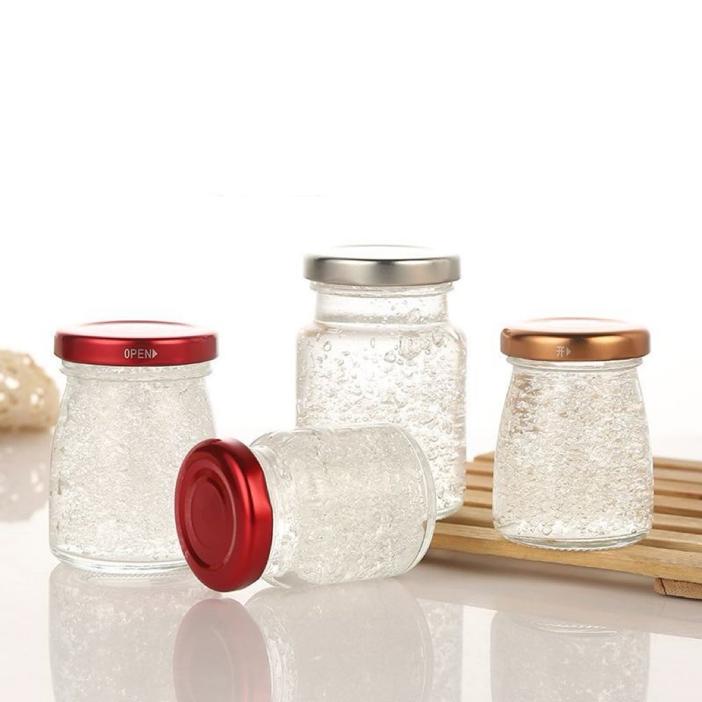 Sealed 300ml Bird's Nest Food Glass Jar Style 03 by Qunyi Glass