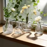 Interior Wide Mouth Decorative Glass Vase Style 04 by Qunyi Glass