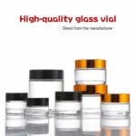 Premium 100g Glass Cream Jar Style 04 by Qunyi Glass