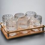Clear Large Size Glass Cup Style 04 by Qunyi Glass