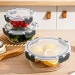 Kitchen Small Size Glass Food Storage Bowl Style 02 by Qunyi Glass