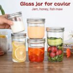Clear Set Packaging Glass Storage Jar Style 05 by Qunyi Glass