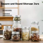 Retail Large Size Glass Storage Jar Style 04 by Qunyi Glass