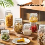Home Storage Medium Size Glass Storage Jar Style 03 by Qunyi Glass