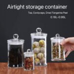 Food Small Size Glass Storage Jar Style 02 by Qunyi Glass