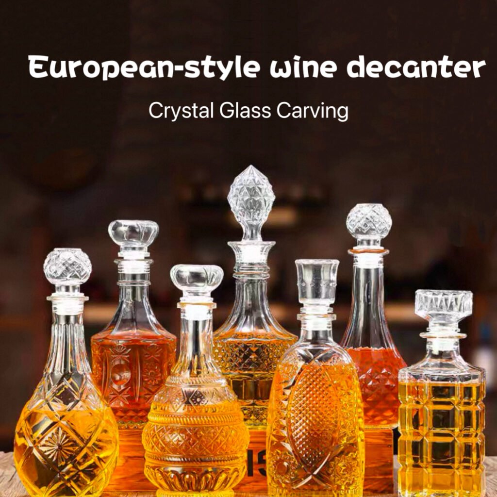 Branded Sample Size Glass Wine Bottle Style 05 by Qunyi Glass