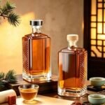 Premium 750ml Glass Wine Bottle Style 03 by Qunyi Glass