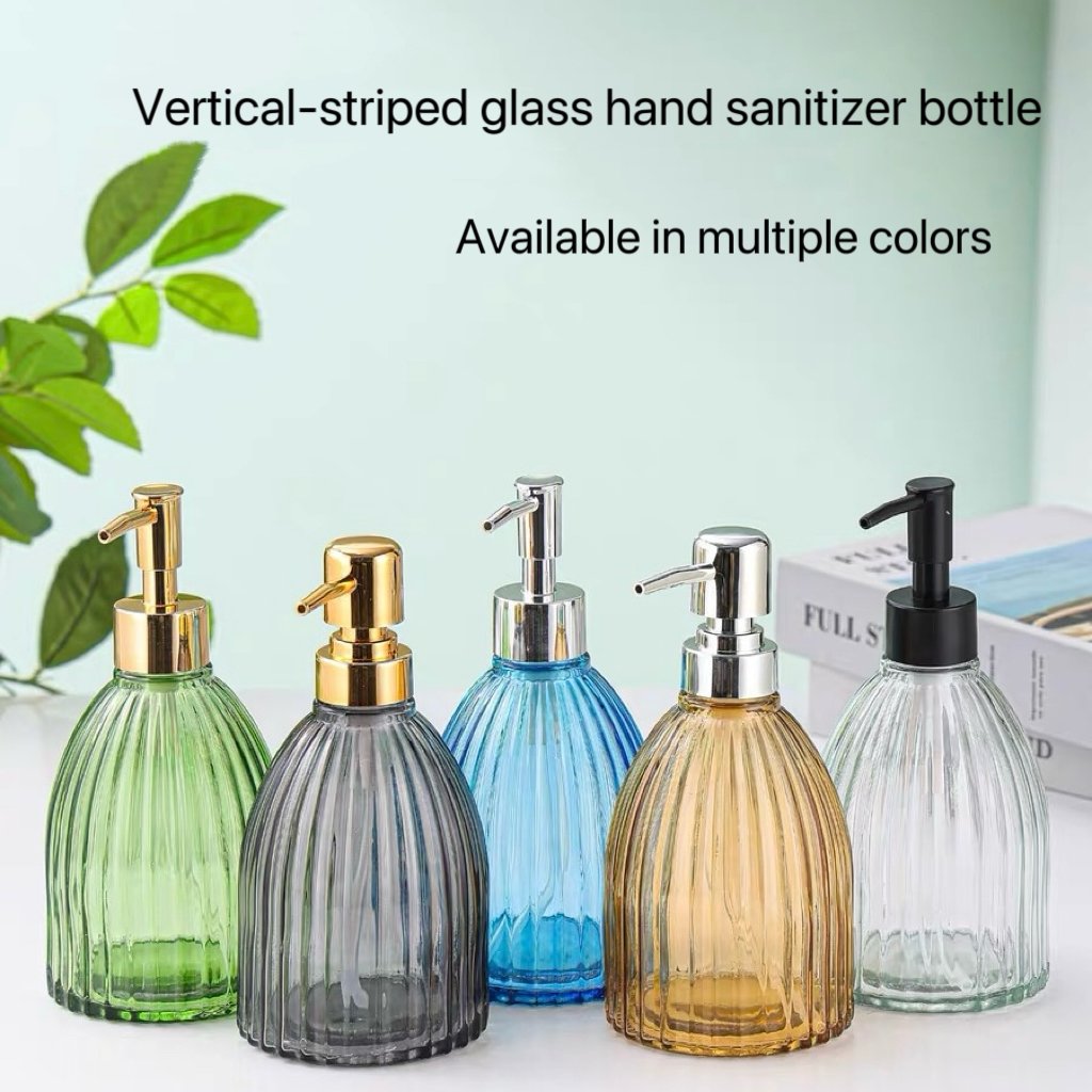 Travel Custom Capacity Hand Sanitizer Glass Bottle Style 05 by Qunyi Glass