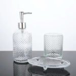 Portable 100ml Hand Sanitizer Glass Bottle Style 03 by Qunyi Glass
