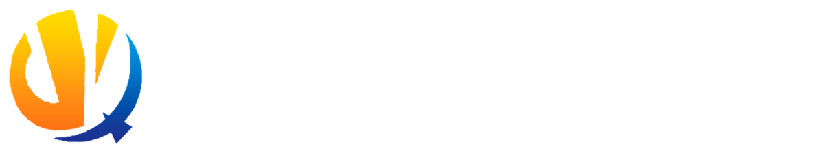 Xuzhou Qunyi Glass Technology logo in white for dark backgrounds