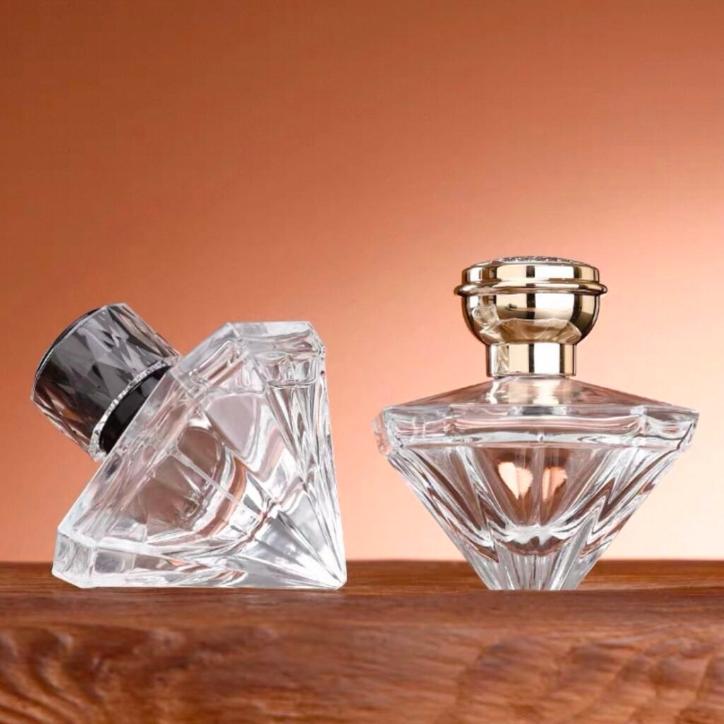 Luxury 100ml Perfume Glass Bottle Style 03 by Qunyi Glass