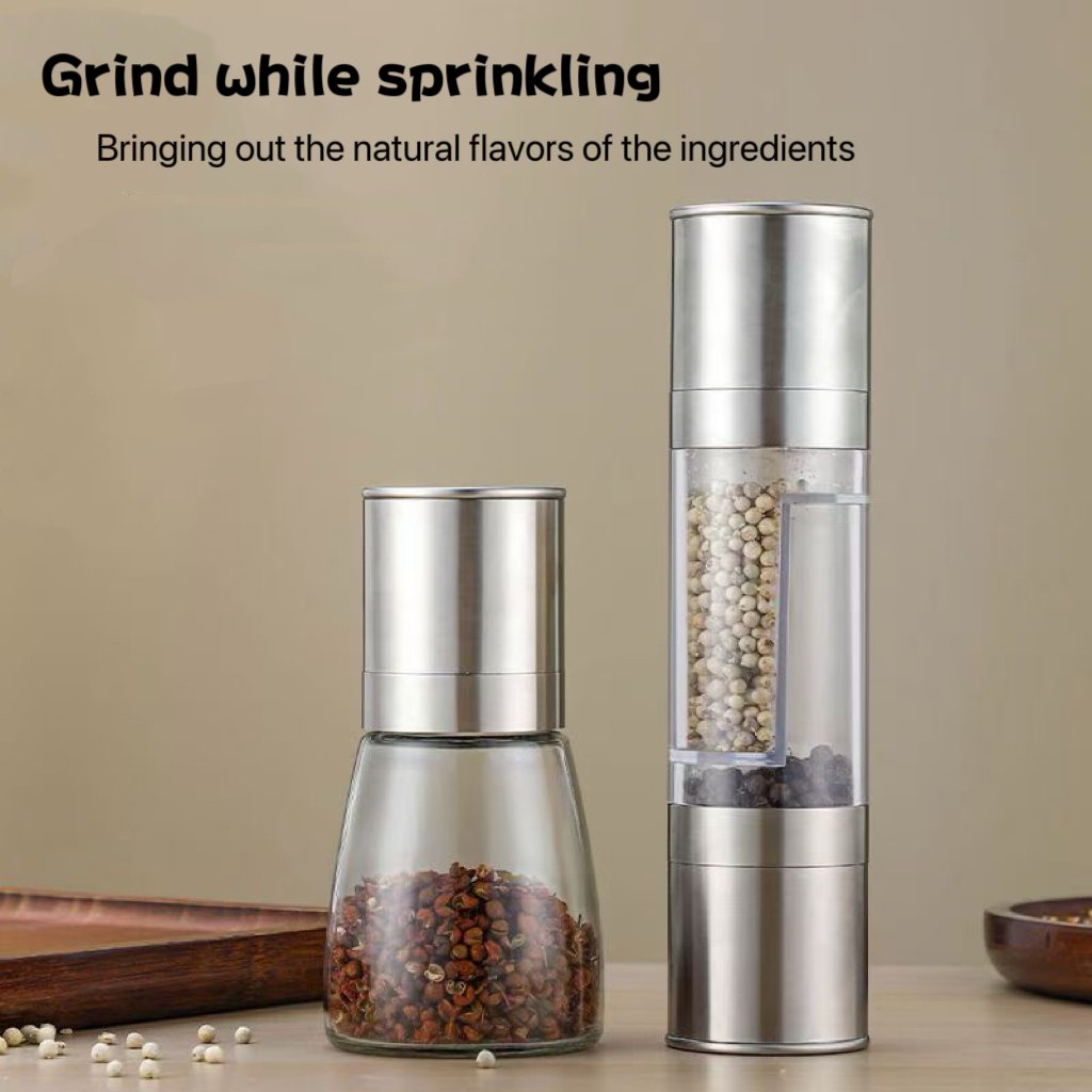 Food Large Size Seasoning Glass Bottle Style 04 by Qunyi Glass