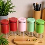 Spice Custom Capacity Seasoning Glass Bottle Style 01 by Qunyi Glass