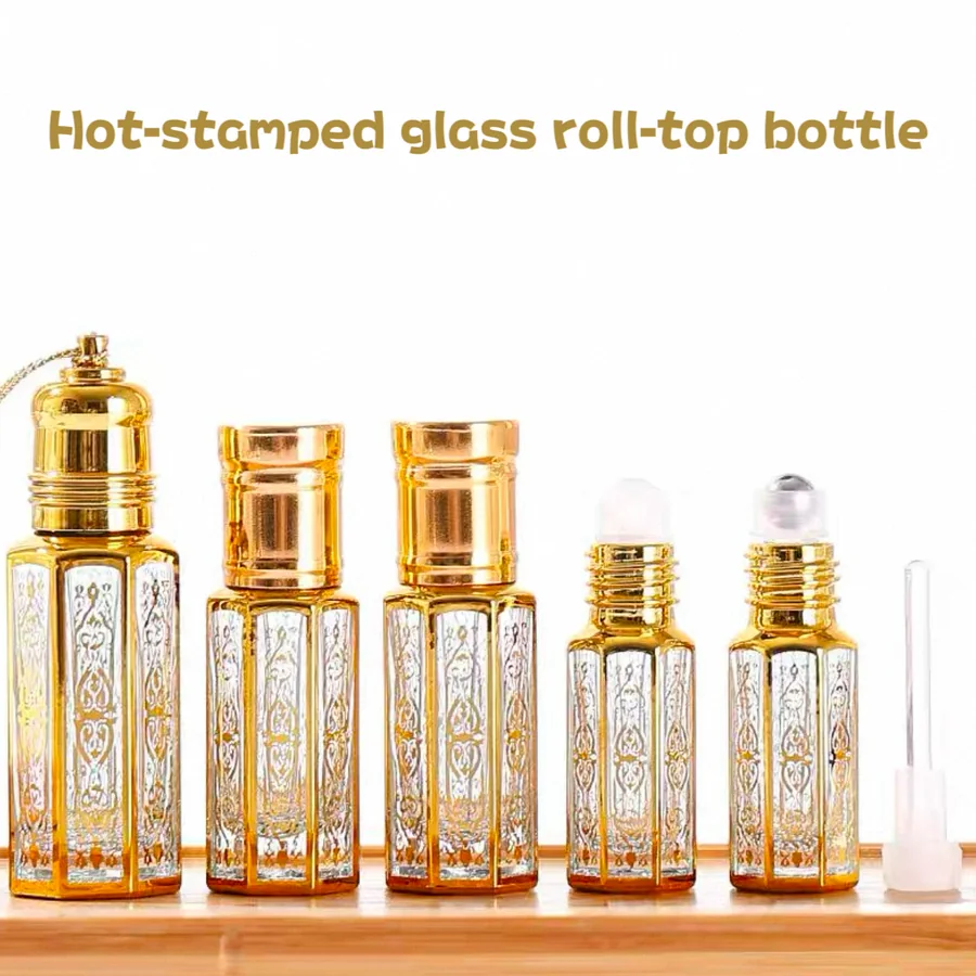 Portable 5ml Essential Oil Roll-On Glass Bottle Style 01 by Qunyi Glass