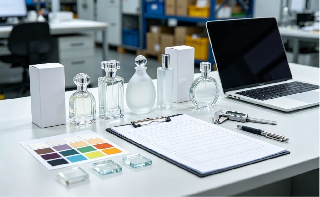 Qunyi Glass perfume bottle mold development and deep processing capability in Xuzhou Jiangsu China factory