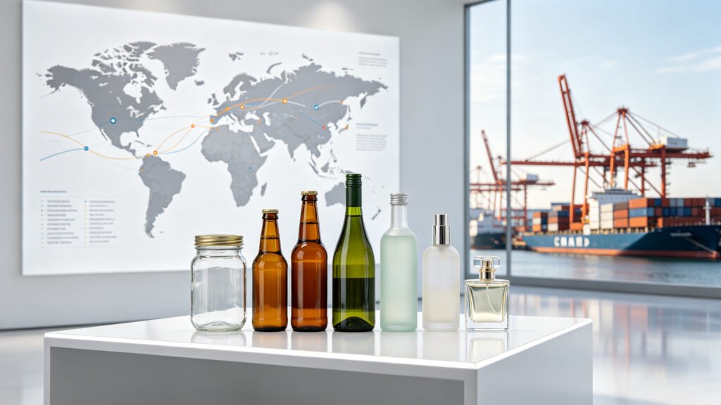 Qunyi Glass glass bottle export factory in Xuzhou Jiangsu China 2026 export trends