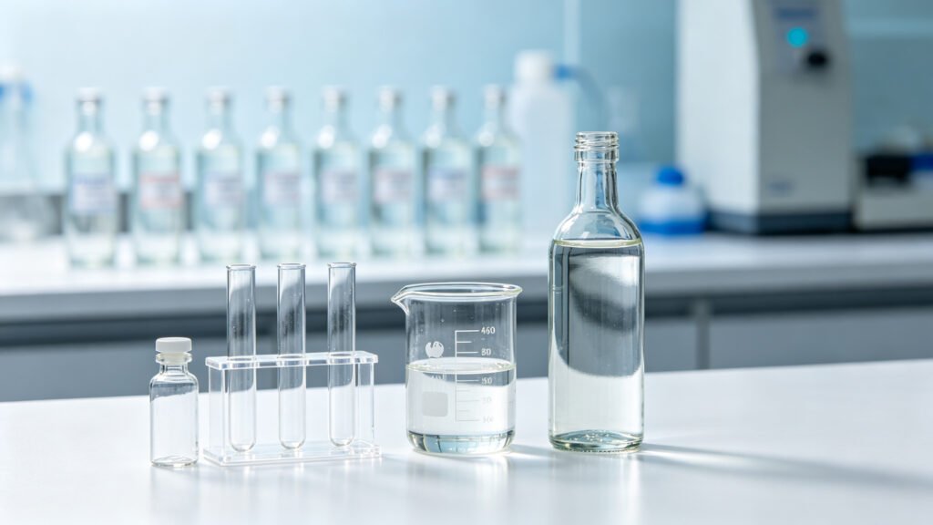 Qunyi Glass glass bottle export factory China heavy metal migration testing laboratory