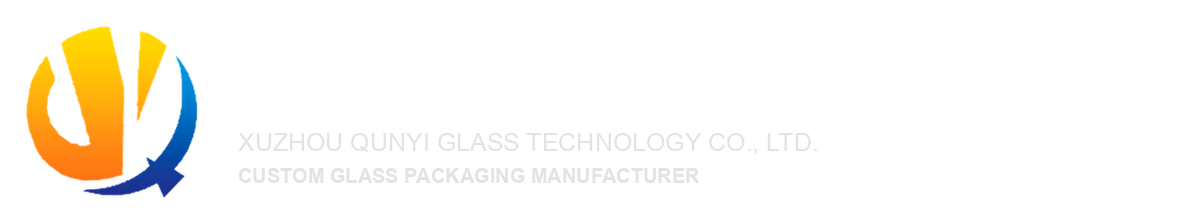 Qunyi Glass English logo in white for dark backgrounds