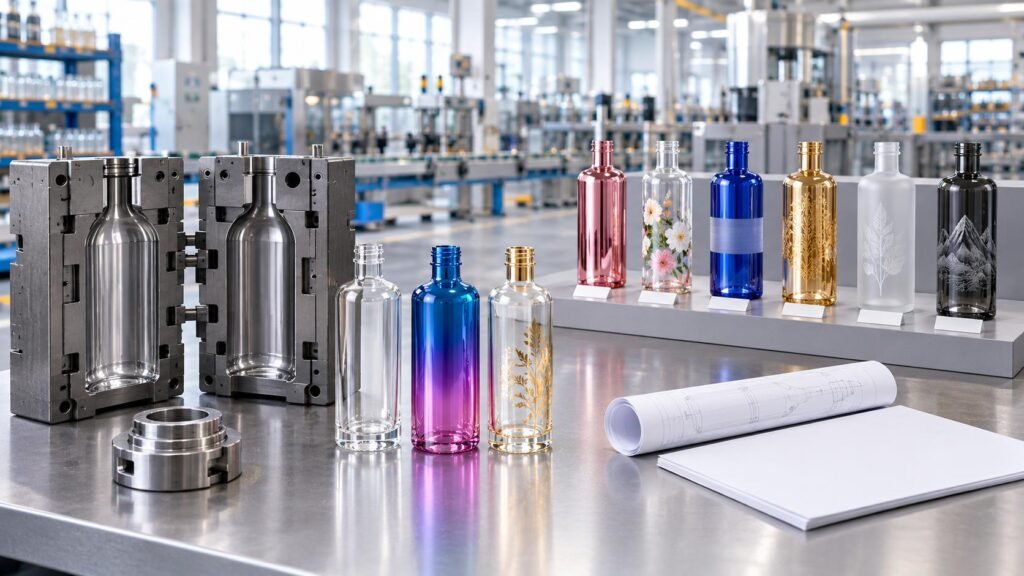 Glass Bottle OEM Xuzhou Jiangsu China cluster manufacturing by Qunyi Glass